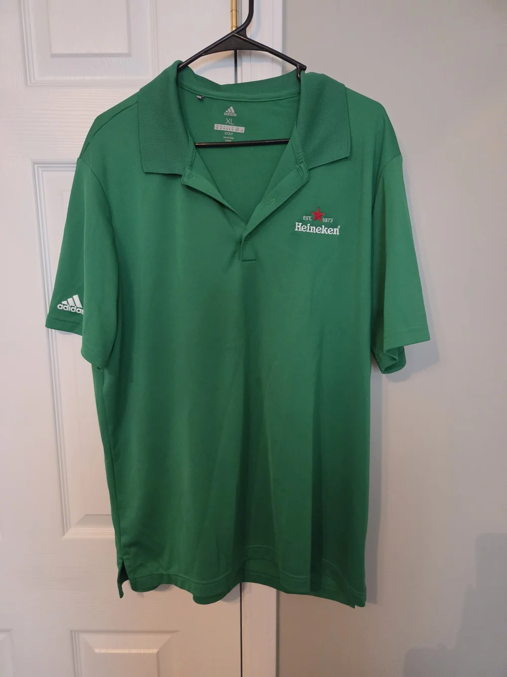 Adidas Men's Green Polo Golf Shirt